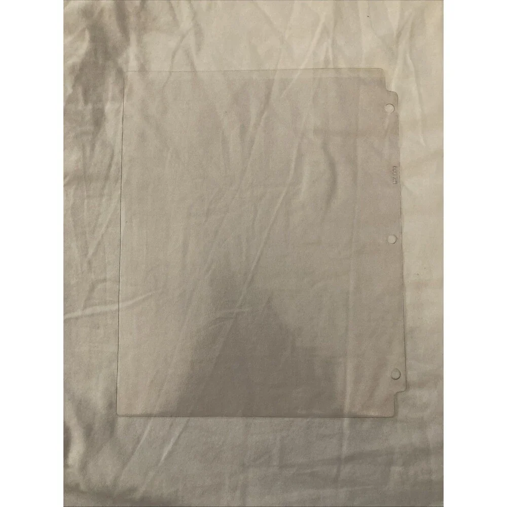 Unbranded Sheet Protector (For 11.5” x 8.5” Paper) | 1 Count Only